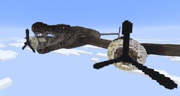 Bombardino Crocodilo Build - Free Schematic Download - 1.21.5+ Minecraft Map & Project