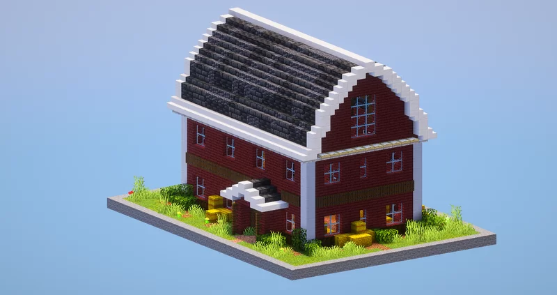 Map Red Barn Red barn Minecraft Map