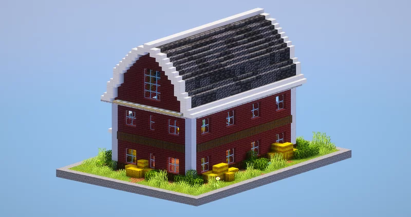 Red barn Minecraft Map