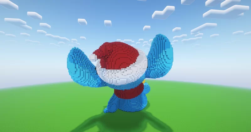 Minecraft Christmas Stitch 9 Statue Minecraft Map