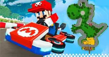 MARIO KART RACING Minecraft Map & Project