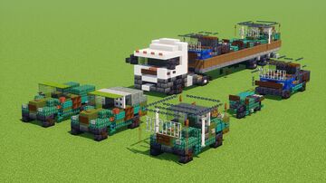 GAZ-69, M72 Ural Motorcycle, MAN Truck Minecraft Map & Project