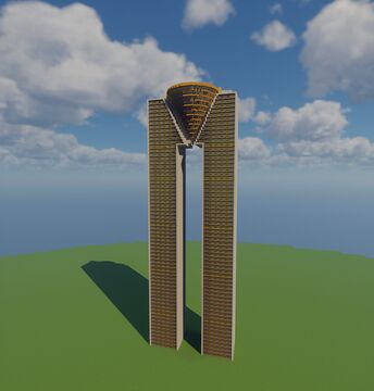 Edificio Intempo, Benidorm 1:1 Minecraft Map & Project