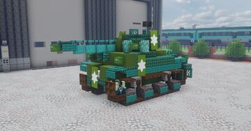 M4A3, Sherman "Easy Eight", Tank Minecraft Map & Project