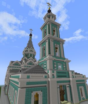 Церковь Троицы Живоначальной на Шаболовке | The Church on Shabolovka Minecraft Map & Project