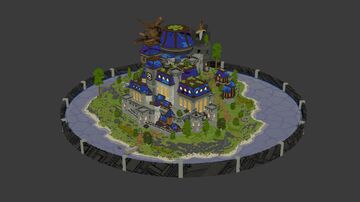 Free Download •|• Castle island [1.21+] Minecraft Map & Project