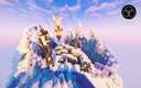 Хаб "Осколок Вечных Льдов" диам 50/50 блоков┃Hub "Shard of Eternal Ice" with a diam of 50/50 blocks. Minecraft Map & Project