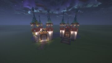 Castle Bridges - Diagonal and straight - World Download And Schematic Minecraft Map & Project