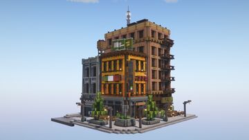 City Corner 2 (modular city) Minecraft Map & Project