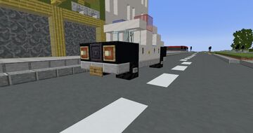 Police Car Minecraft Map & Project