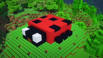 Cute LADYBUG 🐞 Statue House! +Tutorial ;) Minecraft Map & Project