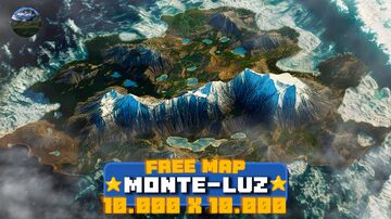 FREE - Monte-Luz 1.21+ | 10.000 x 10.000, Ultra-Realistic | Survival-Friendly/RPG | Java Edition | Custom Structures Minecraft Map & Project