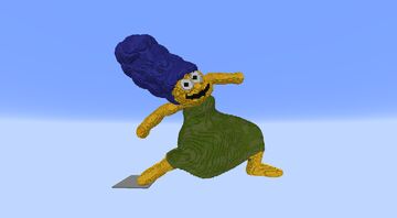 Marjorie Meme Statue Simpsons DOWNLOAD FREE Minecraft Map & Project