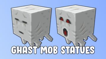 Ghast Mob Statues Minecraft Map & Project
