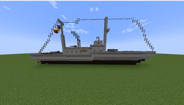 Căpitan Dumitrescu class gunboat schematic Minecraft Map & Project