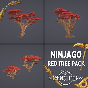 Ninjago Red Tree Asset Pack (Java Download) Minecraft Map & Project