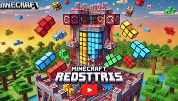 Tetris in minecraft with redstone Minecraft Map & Project
