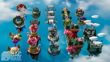 x10 TheBridge Arenas Pack Minecraft Map & Project