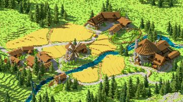 Gendry's Tavern - Medieval Village Survival World | Free Download Minecraft Map & Project