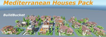 Mediterranean /  Italian houses pack 1.20.4 Minecraft Map & Project