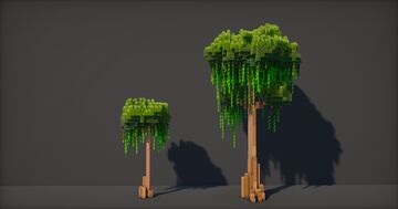 2 tropical trees Minecraft Map & Project