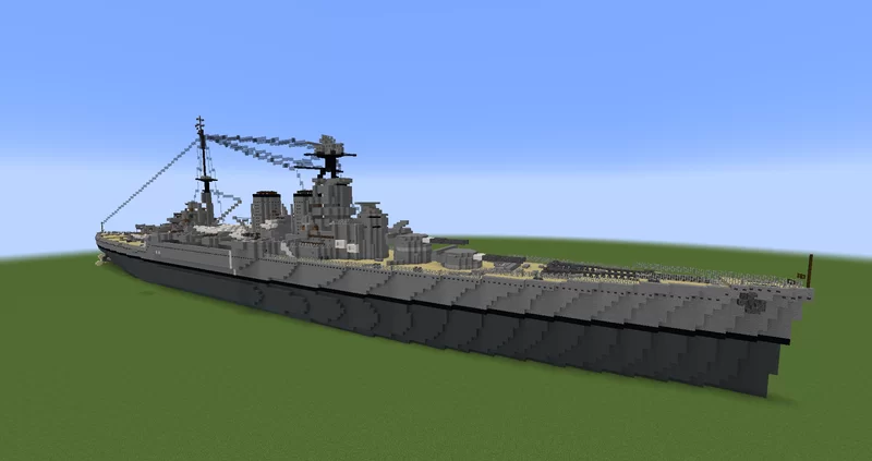 HMS Hood Minecraft Map