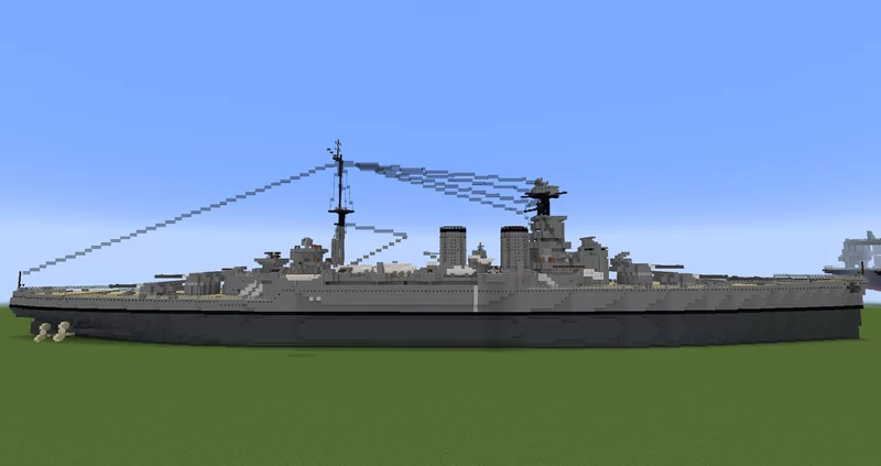 HMS Hood Minecraft Map