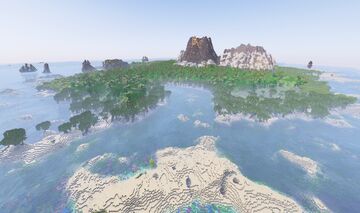 🏴‍☠️ Treasure Island – A Pirate’s Survival Adventure 🌊 3096 x 3096 Minecraft Map & Project