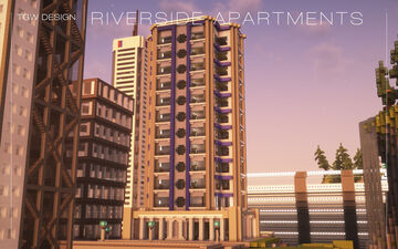 Riverside Apartments | TGW Design Minecraft Map & Project