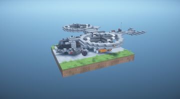 REICHMETALL // R-HAWK 3000 F25a “Stratoskopter” Minecraft Map & Project