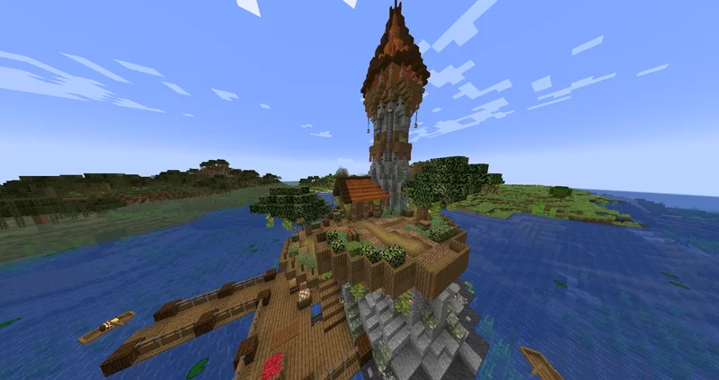🏝️ ISLAND TOWER 🗼 Minecraft Map