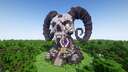 Minecraft Skull Nether Portal Statue V11 Minecraft Map & Project