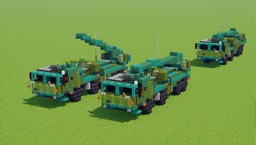 2S43 Malva, 2S44 Giatsint-K Howitzer Minecraft Map & Project