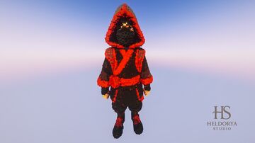 Ninja Statue - Vanilla - Asian Statue Minecraft Map & Project