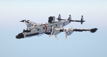 EC-121T "Warning Star" Surveillance Aircraft (1.5:1 Scale) Minecraft Map & Project