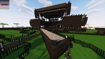 ZELN MUSIC & ART FESTIVAL (own made-up music festival) (Mods 1.7.10) Minecraft Map & Project