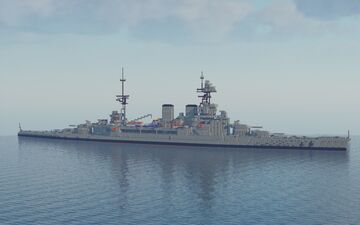 HMS Hood (Full interior) Minecraft Map & Project