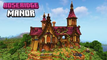 🌺 Roseridge Manor | Download & Tour Minecraft Map & Project
