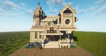 Queen Anne cottage ◦ Cocricot x MiniaTuria map ◦ 1.12.2 Minecraft Map & Project