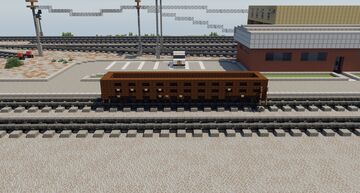 G31D Gondola car (Pennsylvania Railroad Livery) 1:1.5 Scale (FREE DOWNLOAD AVALIABLE) Minecraft Map & Project