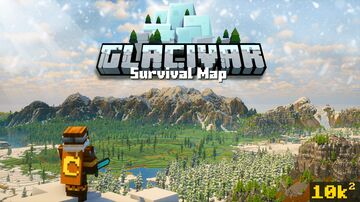 ❄️ Glacivar - 10K RPG Survival Map - [1.21+, Survival Friendly, Java & Bedrock Download, Custom Strongholds, Unique Ocean Biomes, EVERYTHING you need!] Minecraft Map & Project