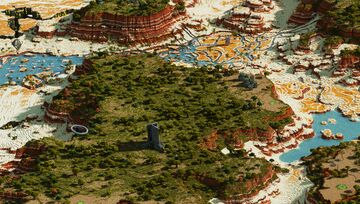 Civilization Map - Small - 4k x 4k - 1.21.5+ - Multibiome - RPG - Civilization - Survival - 2 Minecraft Map & Project