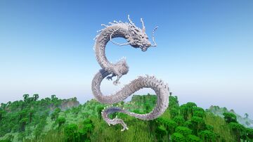 Minecraft Ancient Japanese Dragon Statue Minecraft Map & Project