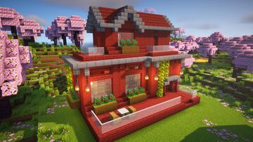Cozy Mangrove House +Guide 🌹[16] Minecraft Map & Project