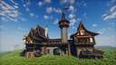 Medieval Fantasy Gatehouse I Interior I Smelting,storage,enchant areas I Minecraft Map & Project