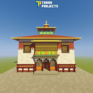 Tibetan Temple or Lhakhang Minecraft Map & Project