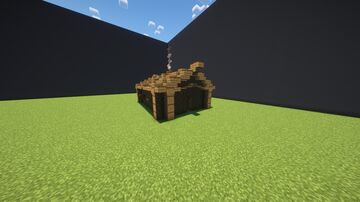 Peasant hut (poorer) / Крестьянская изба (победнее) Minecraft Map & Project