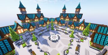 Trystone - Prison Mine + Skyblock Spawn Minecraft Map & Project