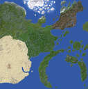 World map of Naruto - World Painter [25000x25000] Minecraft Map & Project
