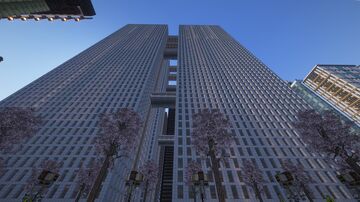 A simple high-rise building　シンプルな高層ビル Minecraft Map & Project